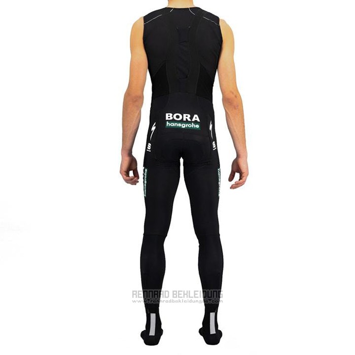 2021 Fahrradbekleidung Bora-Hansgrone Wei Trikot Langarm und Tragerhose